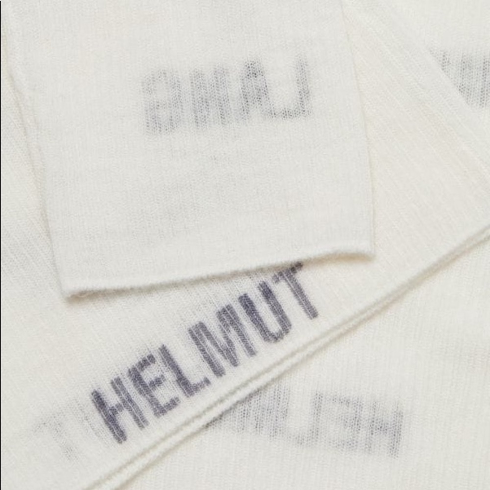 Helmet Lang Ribbed Top - Picture 7 of 7